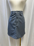 Jonathon Simkhai Grey Vegan Leather Mini Skirt NWT
