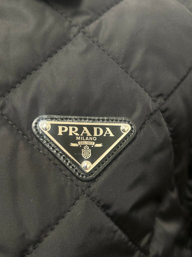 Prada 2025 Re-Nylon Cropped Jacket ($3,550 in stores) w/garment bag