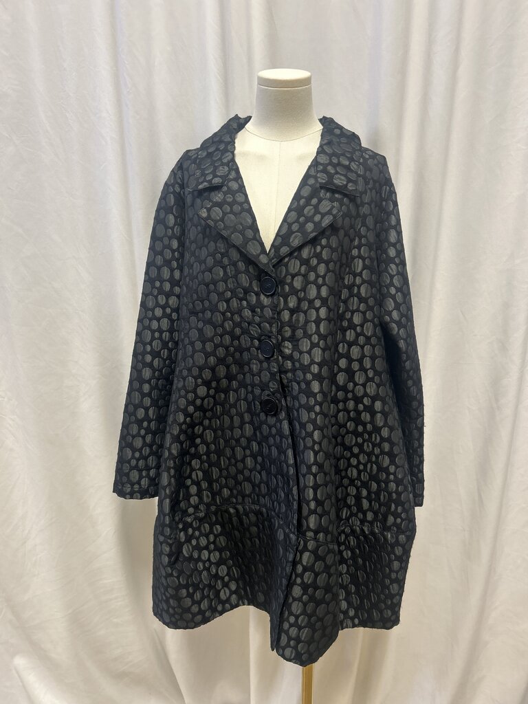 Dress To Kill Textured Polka Dot Jacket