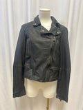 AllSaints Distressed Leather Biker Jacket
