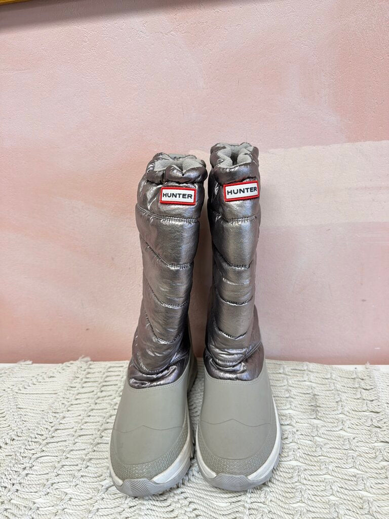 Hunter Metallic Puffer Boot