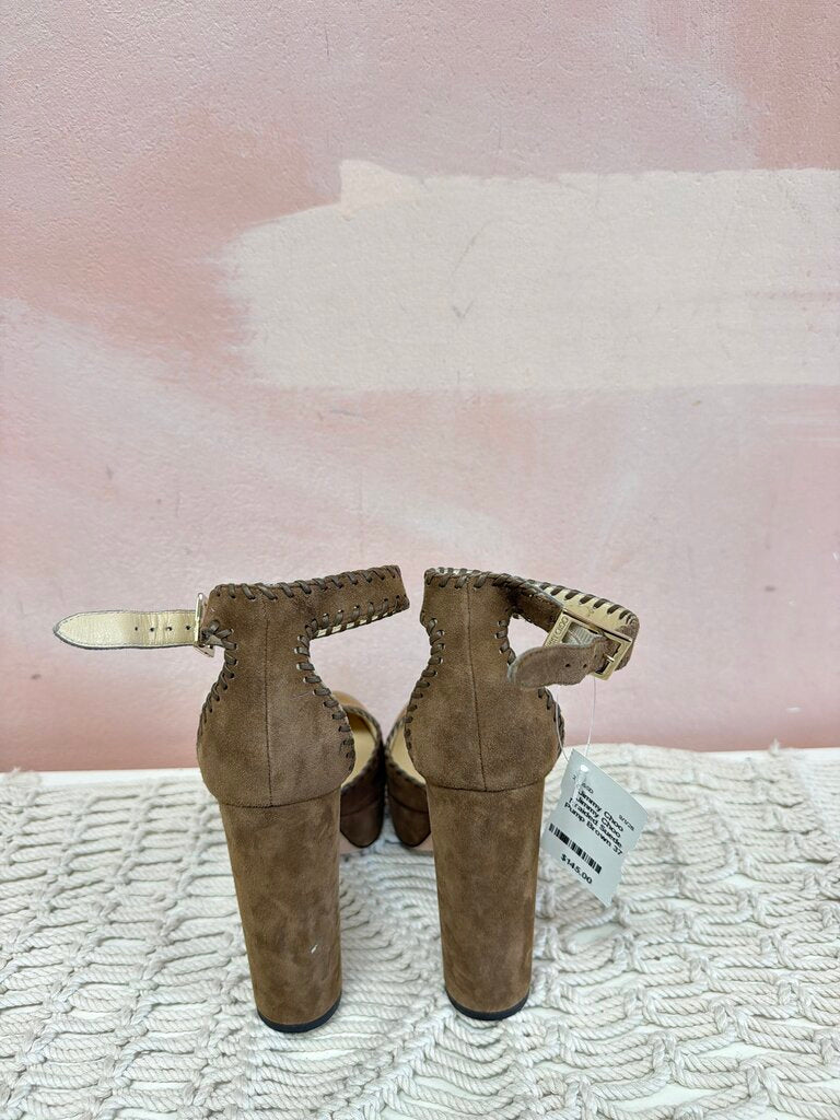 Jimmy Choo Braided Suede Pump