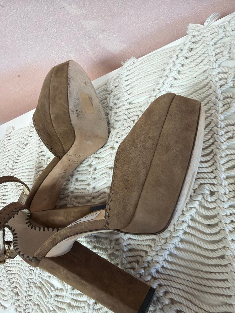 Jimmy Choo Braided Suede Pump