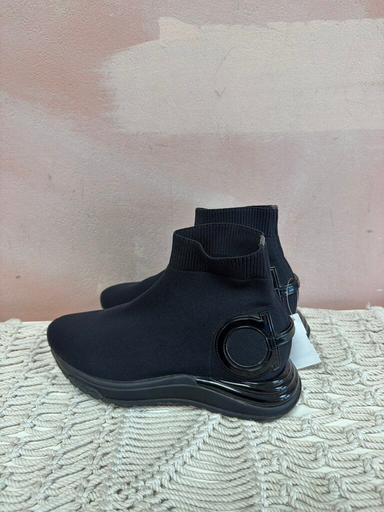 Ferragamo Logo Sock Sneaker