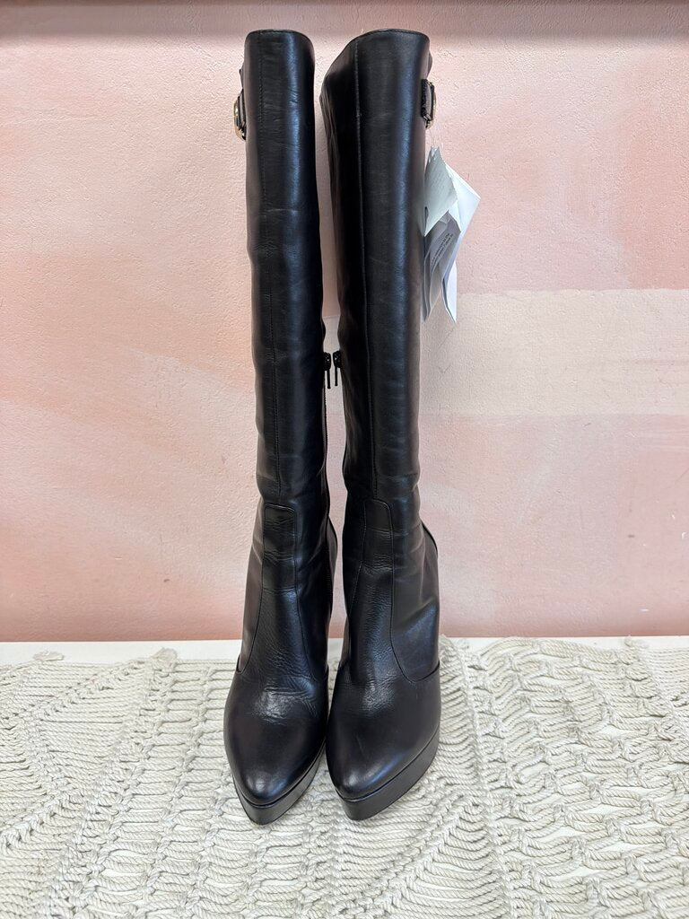 Versace Knee High Platform Boot w/ Box (As Is)