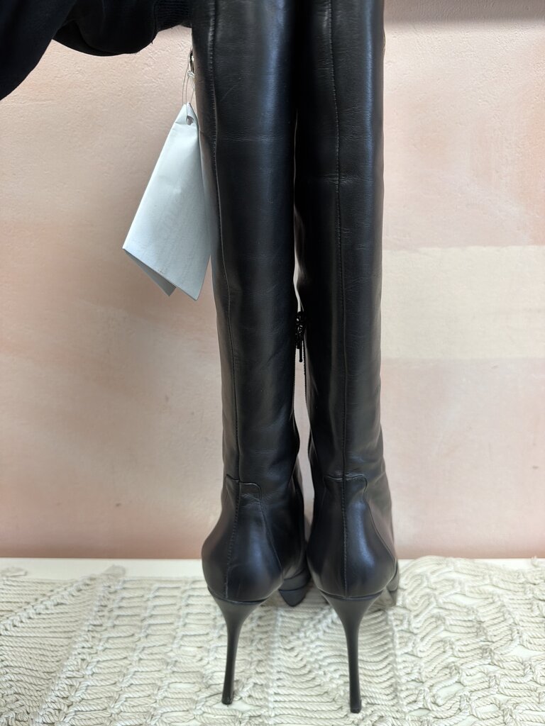 Versace Knee High Platform Boot w/ Box (As Is)