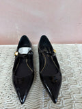 Valentino Black Patent Mary Jane Flat