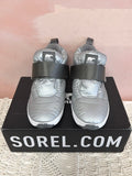 Sorel Silver Puffer Bootie NWT