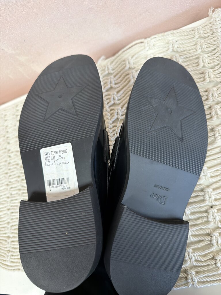 Dior Black and White Boy Loafer