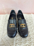 Chanel Black CC Mocassin Loafer