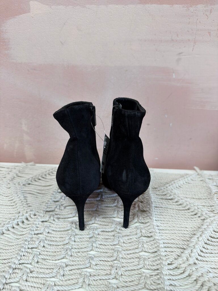 Louboutin Suede Pointed Toe Bootie