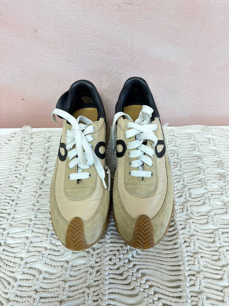 Loewe Suede Printed Athletic Sneaker
