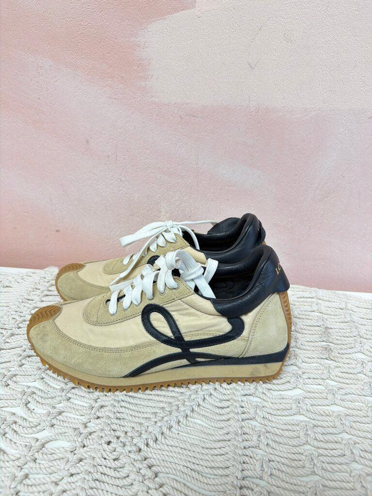 Loewe Suede Printed Athletic Sneaker