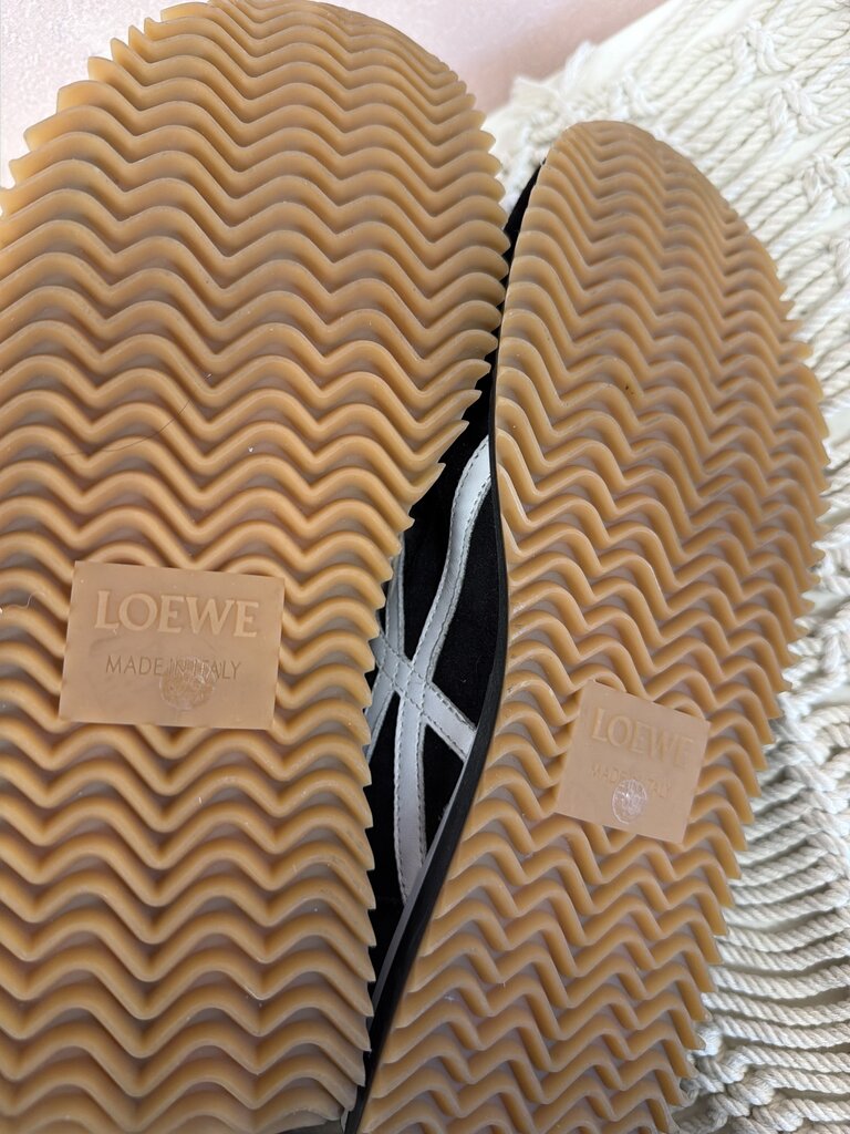Loewe Suede Printed Athletic Sneaker