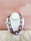 Sent Murano Lilac Beaded Necklace