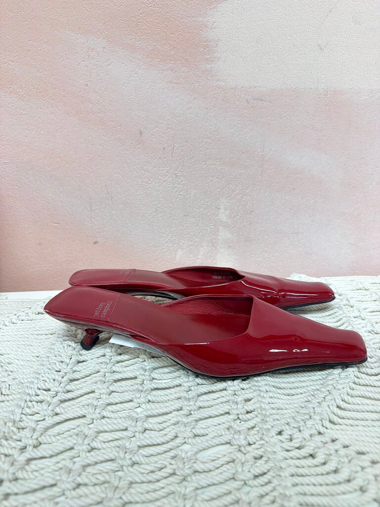 Jeffrey Campbell Patent Kitten Heel Mule