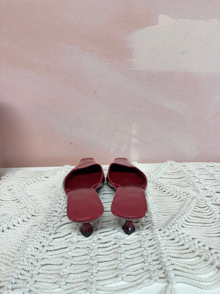 Jeffrey Campbell Patent Kitten Heel Mule