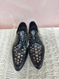 Prada Studded Accent Derby Shoes w/ Box