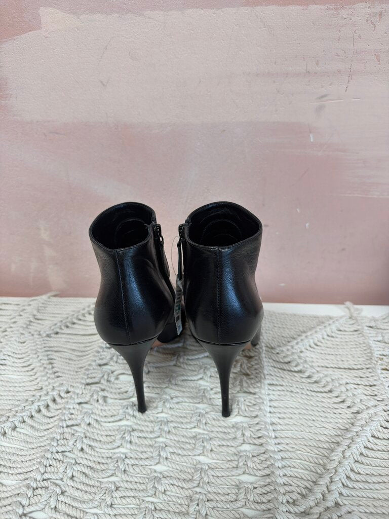Alexander McQueen Gold Pointed Toe Bootie w/ Box