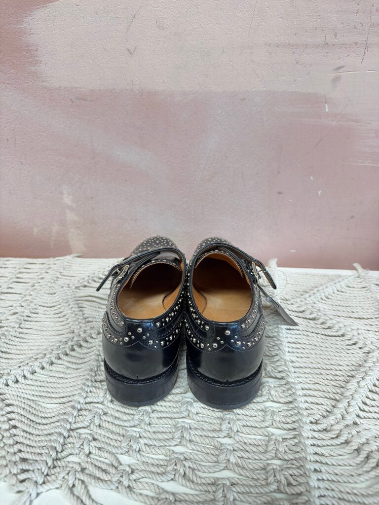 Church's Black Studded Brogue
