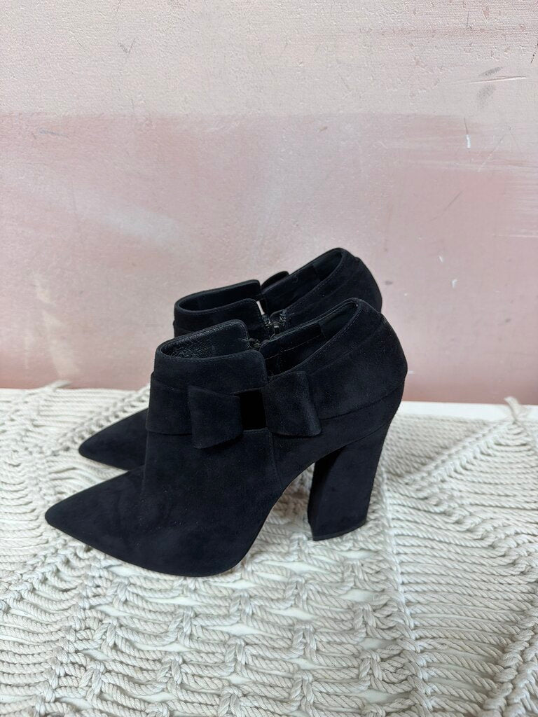 Casadei Black Suede Bootie