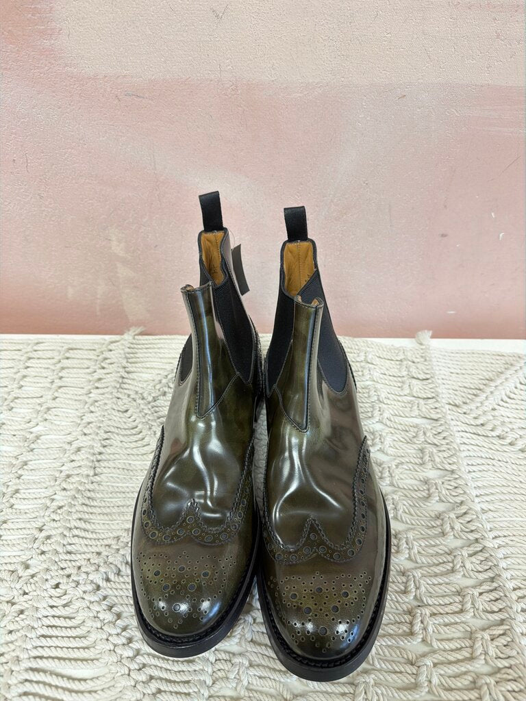 Church's Olive Wingtip Boot