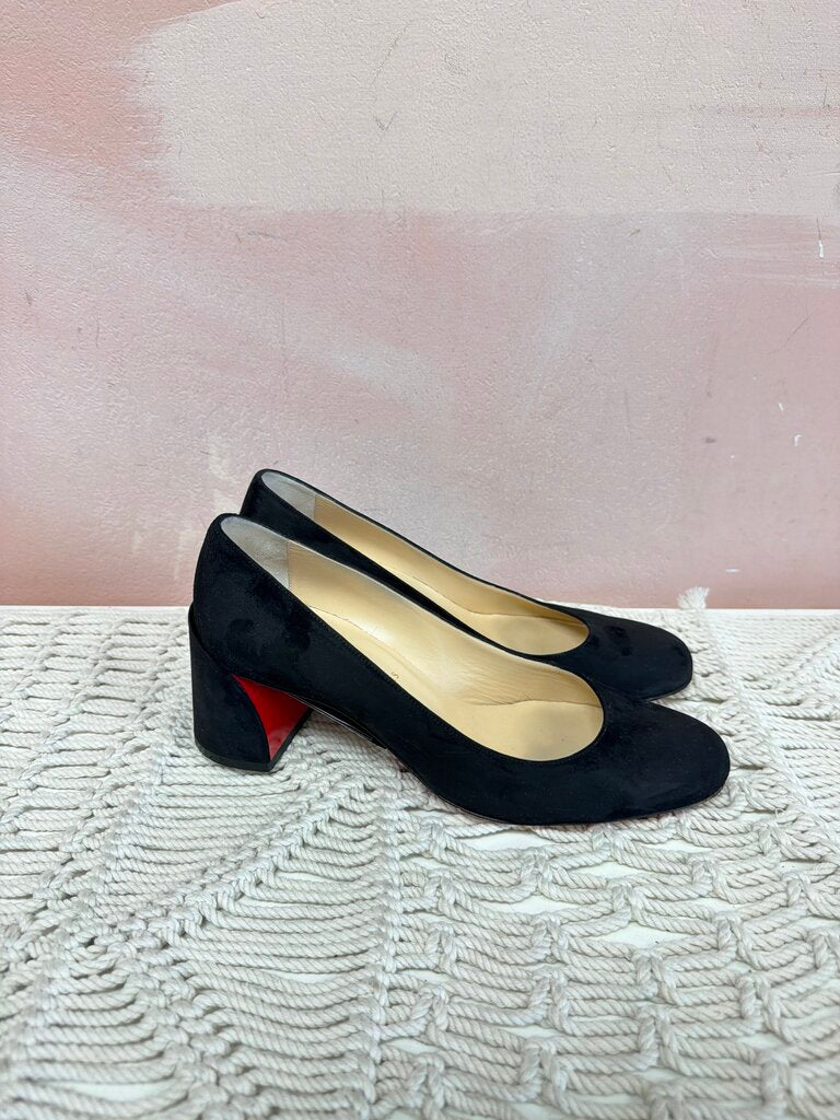 Louboutin Black Suede Pump