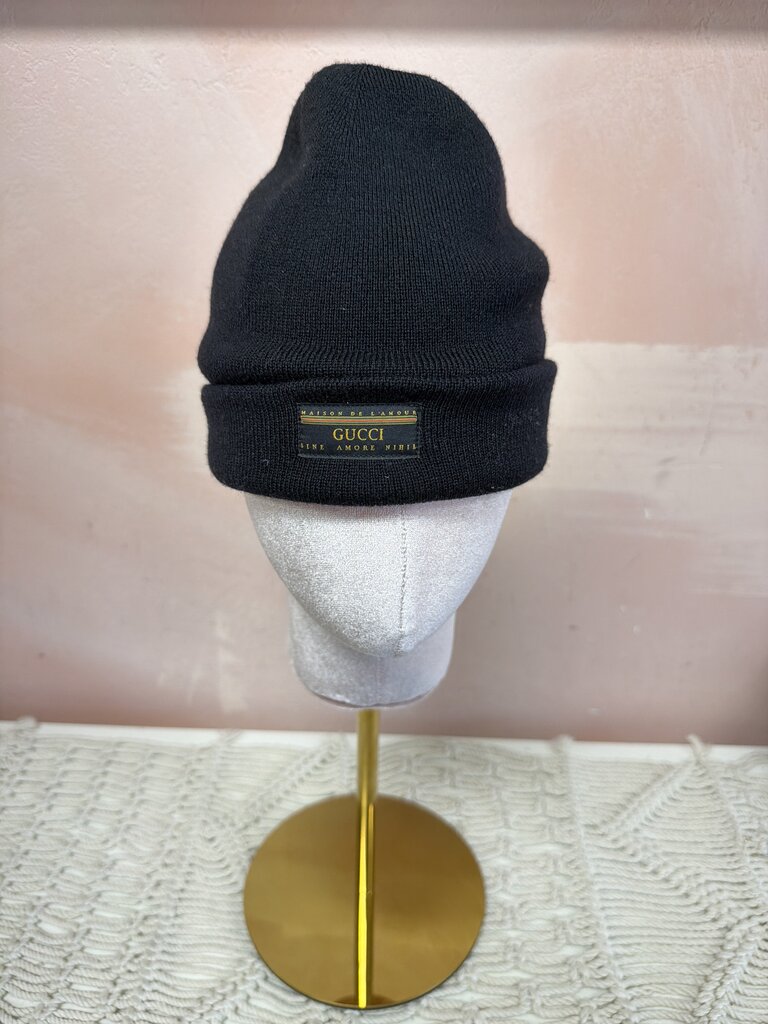 Gucci Logo Label Beanie