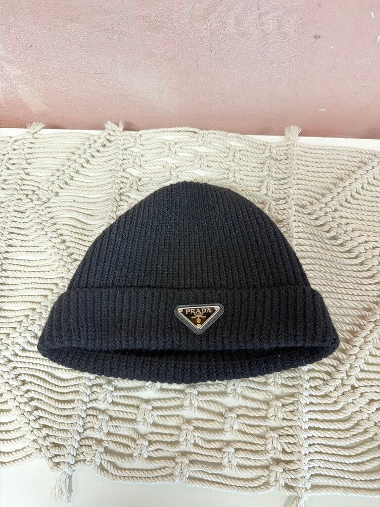 Prada Virgin Wool Blend Beanie