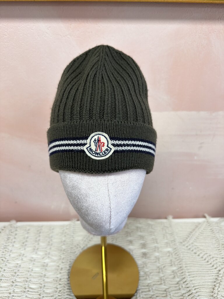 Moncler Virgin Wool Striped Beanie