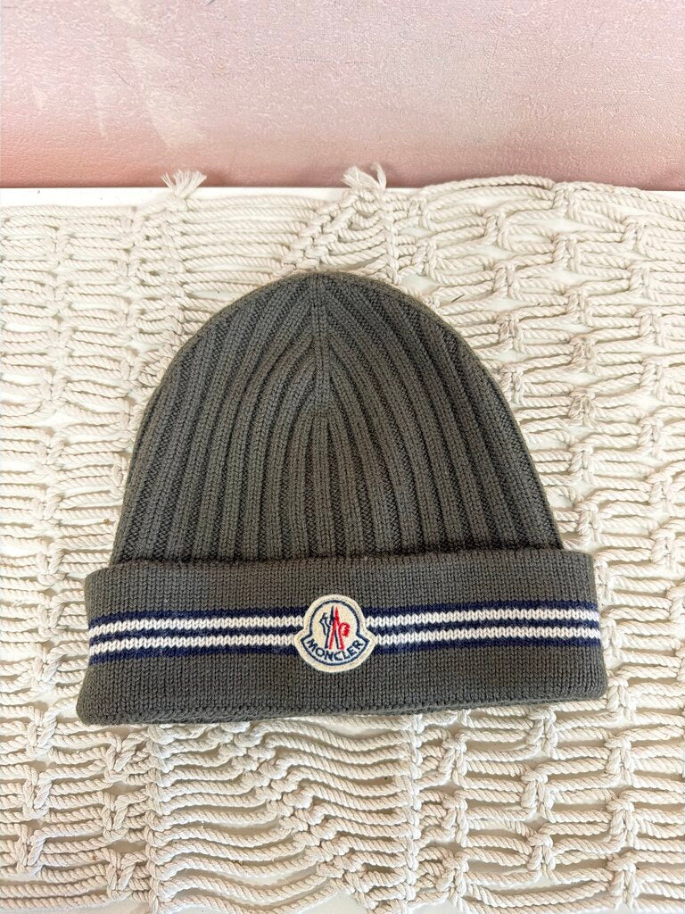 Moncler Virgin Wool Striped Beanie