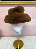 Gigi Pip Brown Faux Fur Hat