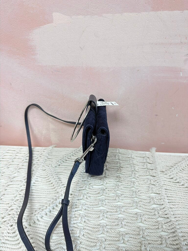 Theory Velvet Bangle Clutch w/ Detachable Crossbody Strap