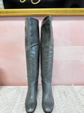Santoni Grey Tall Boots