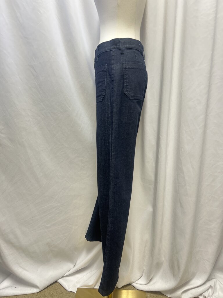 Nili Lotan Dark Wash Wide Leg Jean