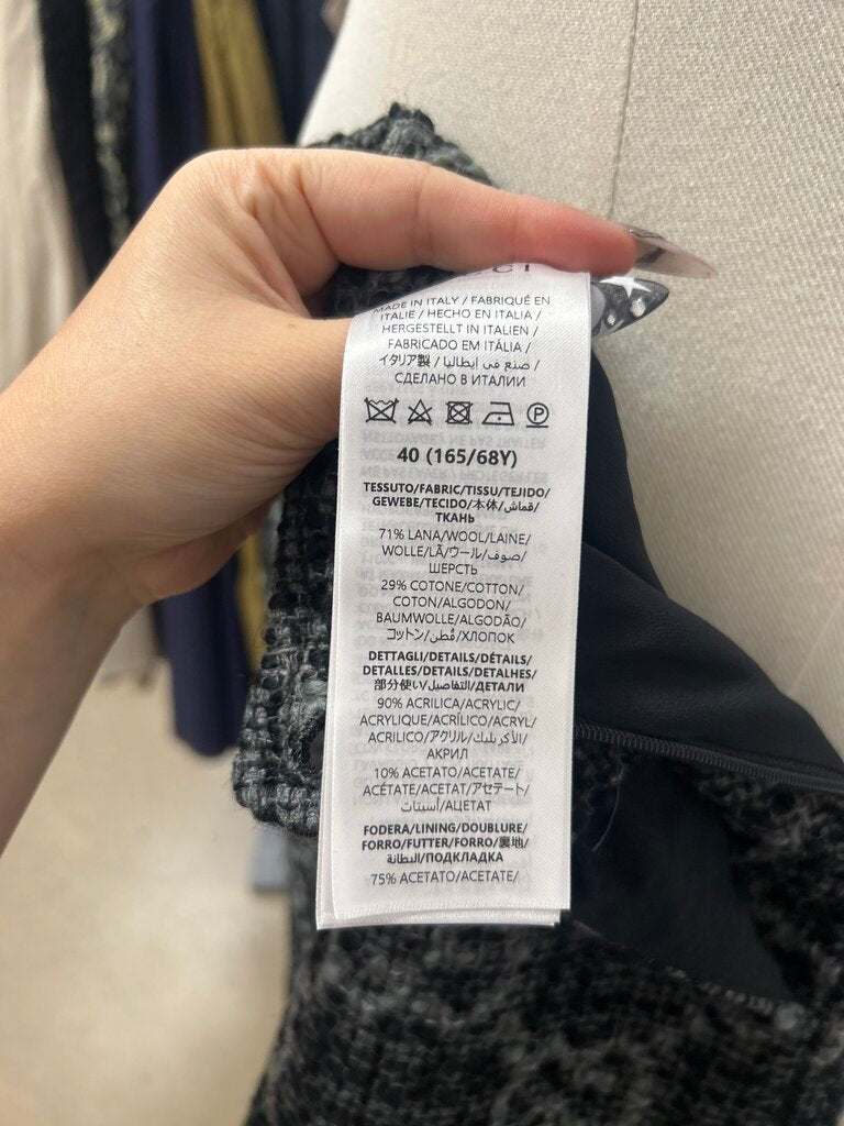 Gucci Grey GG Mini Skirt