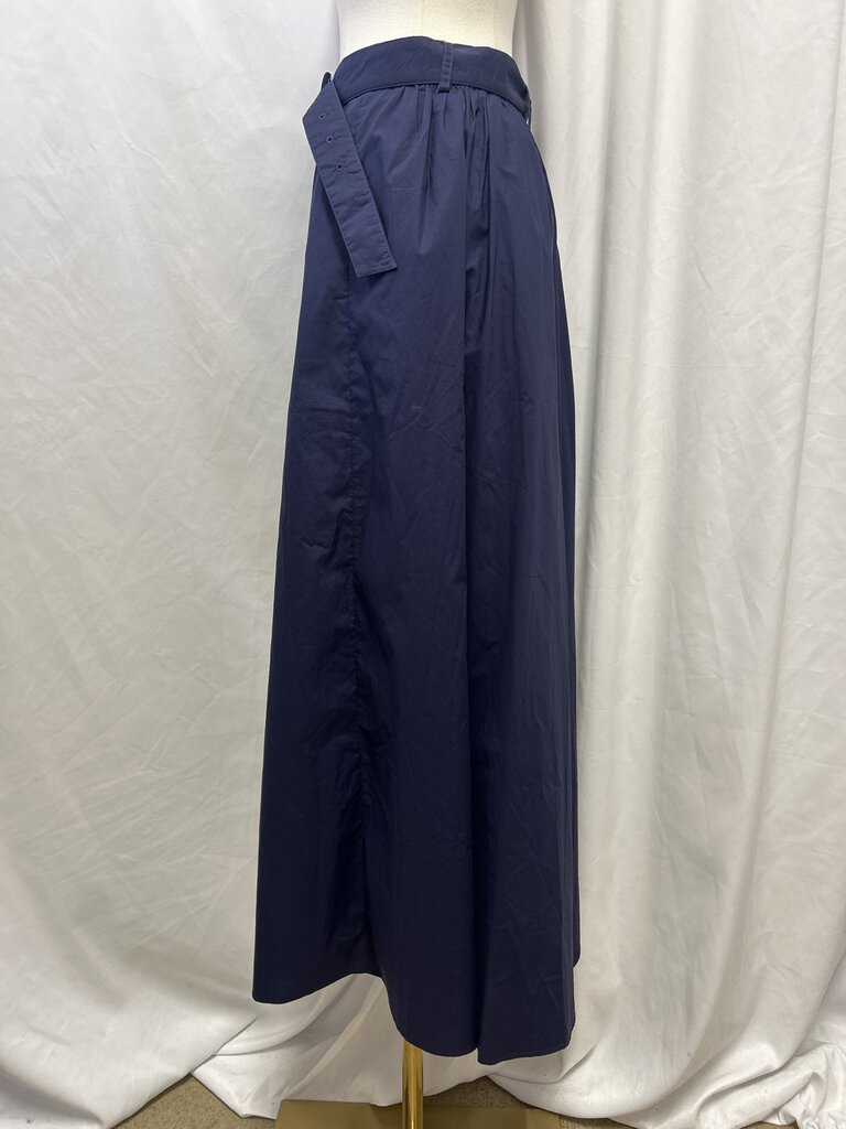 Lou & Up Navy Belted Maxi Skirt