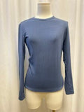 IN:05 Ribbed Blue Long Sleeve T-Shirt