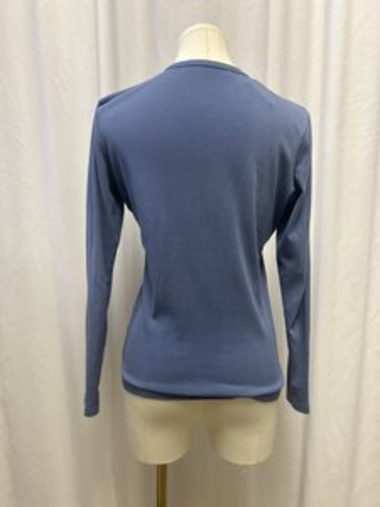 IN:05 Ribbed Blue Long Sleeve T-Shirt
