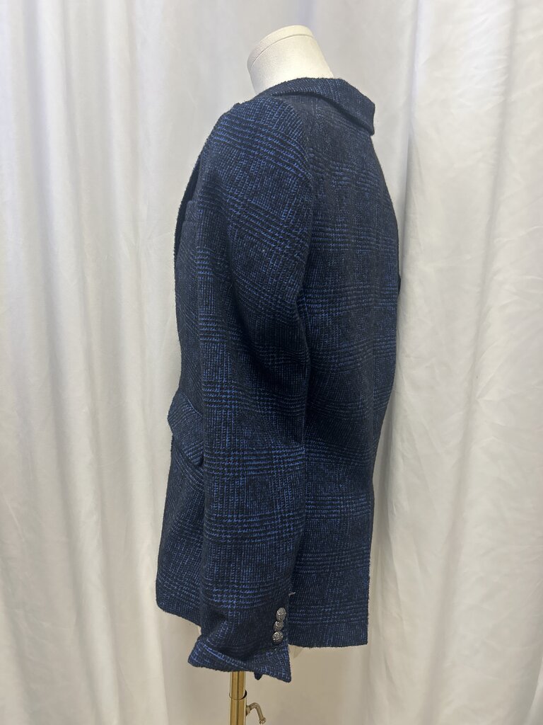 Veronica Beard Blue Tweed Blazer