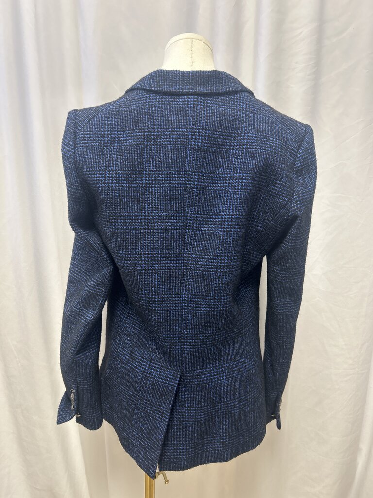 Veronica Beard Blue Tweed Blazer