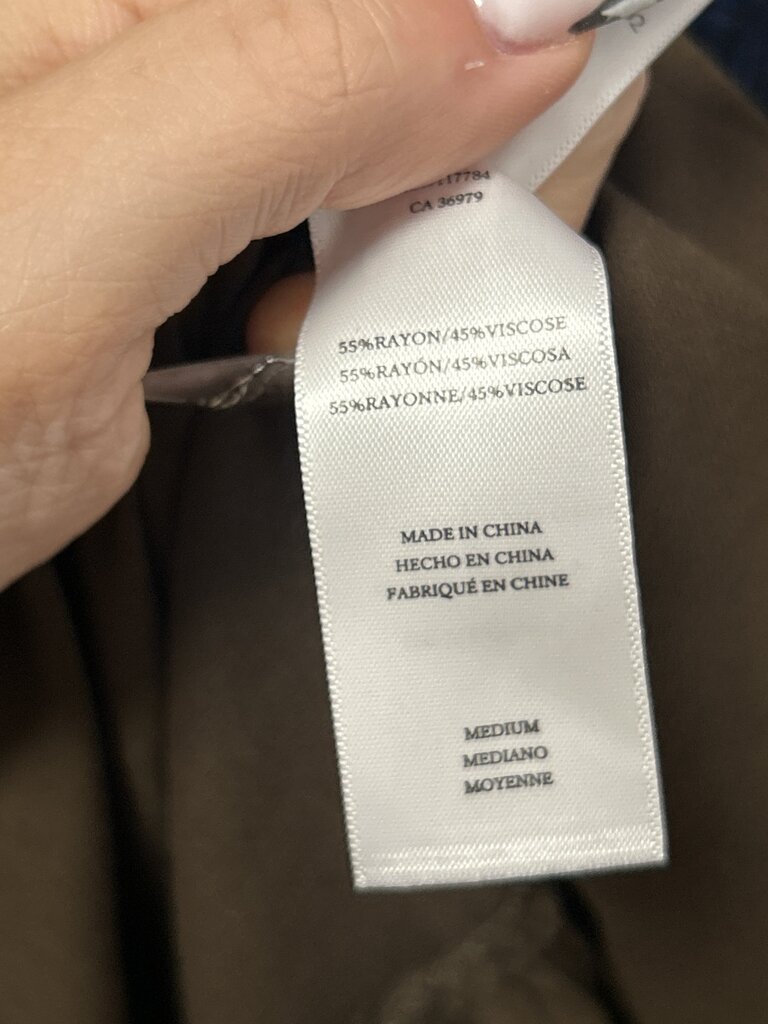 Rails Moss Button Long Dress w/Belt