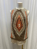 Brunello Cucinelli Sequin Eyelet Sleeveless Sweater