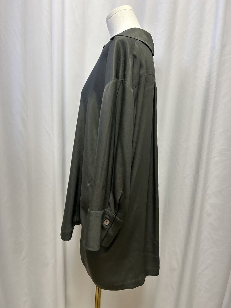 Lorena Antoniazzi Olive Zip Front Blouse