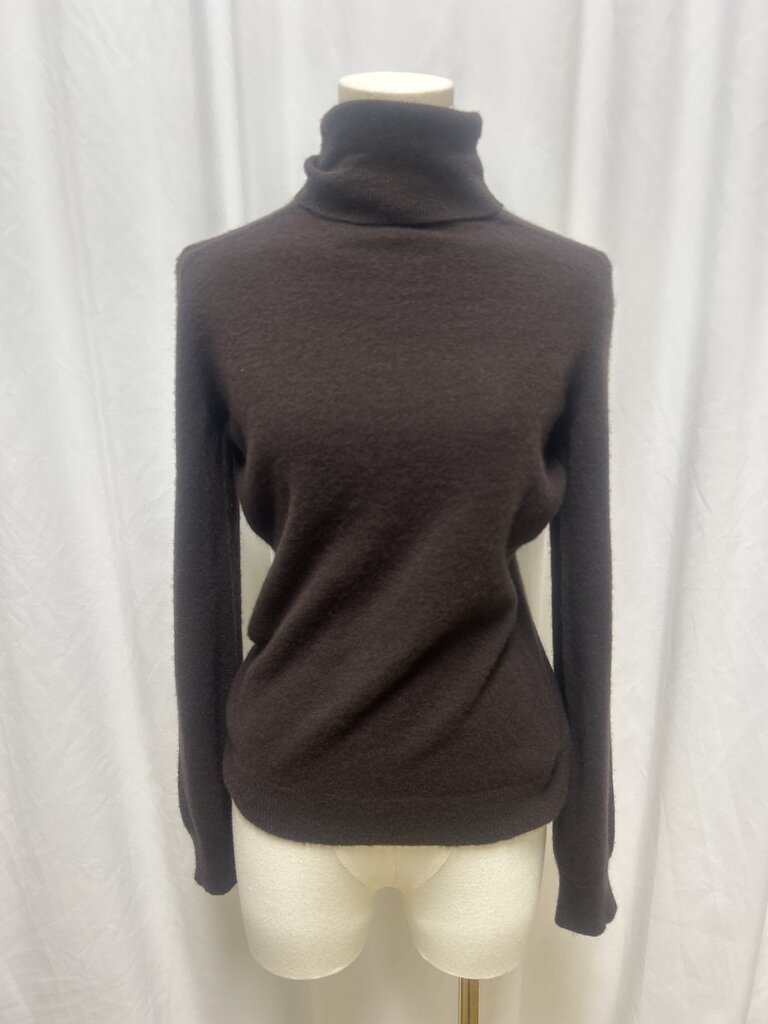 Ralph Lauren Purple Label Brown Cashmere Turtleneck