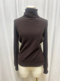 Ralph Lauren Purple Label Brown Cashmere Turtleneck