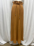 ALC Brown Pleated Maxi Skirt