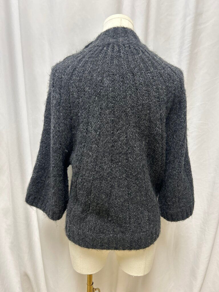 ba&sh Grey Wool Neck Sweater