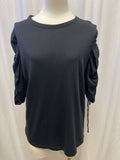 Veronica Beard Black Puff Sleeve
