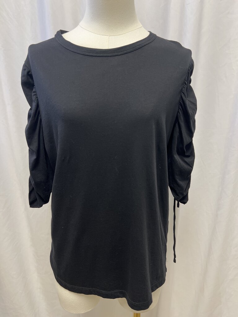 Veronica Beard Black Puff Sleeve